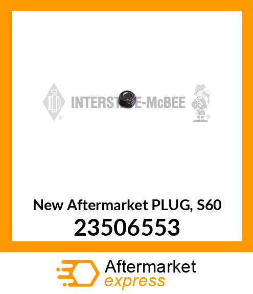 New Aftermarket PLUG, S60 23506553