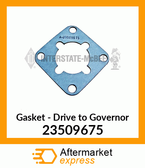 Spare part 23509675 + New Aftermarket GASKET, DRV TO GOV