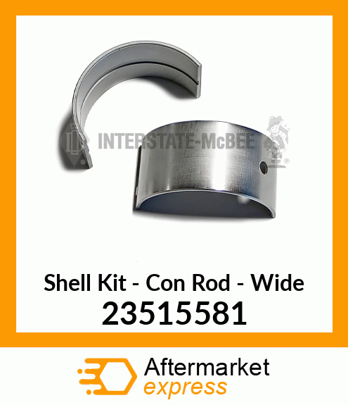 New Aftermarket SHELL SET, CON ROD STD 23515581