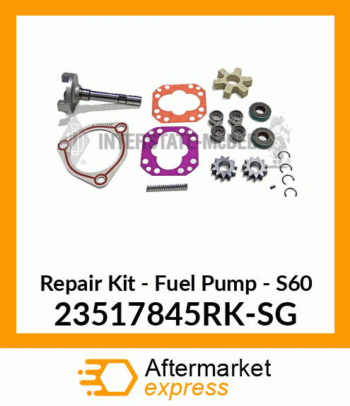 New Aftermarket S60 FUEL PUMP KIT, SHAFT HUB, BRG, GEAR 23517845RK-SG