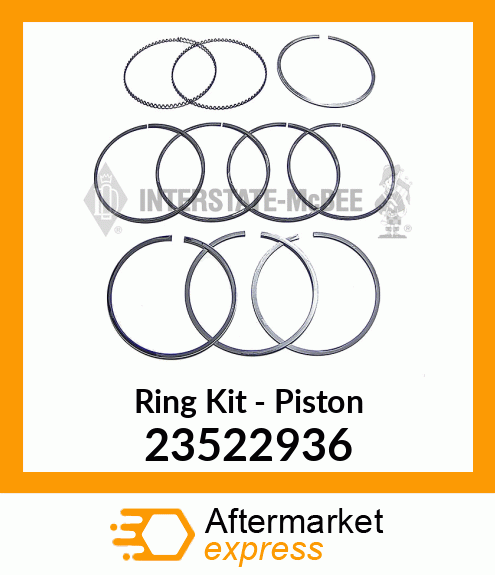 New Aftermarket RING SET, 149 23522936