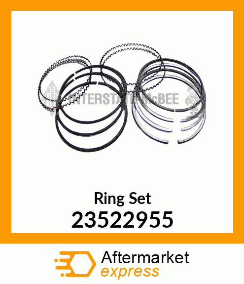 New Aftermarket RING SET, X-HEAD 23522955