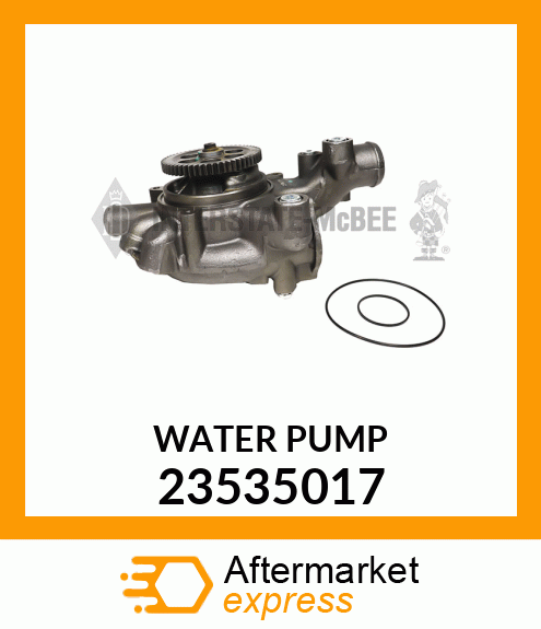 Water Pump Assembly New Aftermarket 23535017