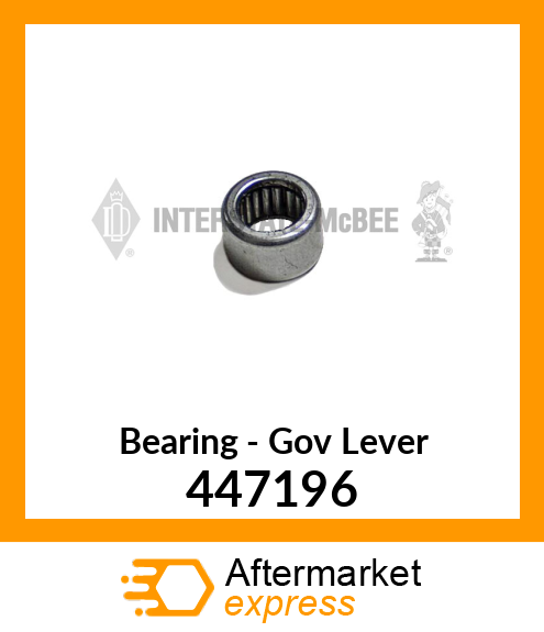 New Aftermarket BEARING, GOV. LEVER 447196