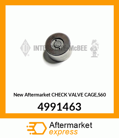 New Aftermarket CHECK VALVE CAGE,S60 4991463