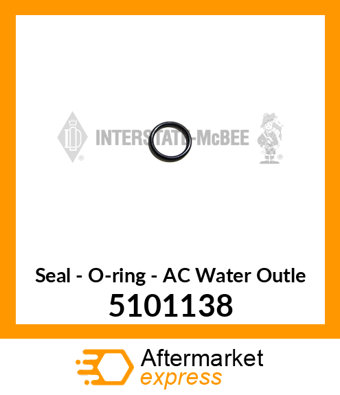 New Aftermarket SEAL RING, AC WTR OUT. 5101138