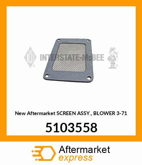 New Aftermarket SCREEN ASSY., BLOWER 3-71 5103558