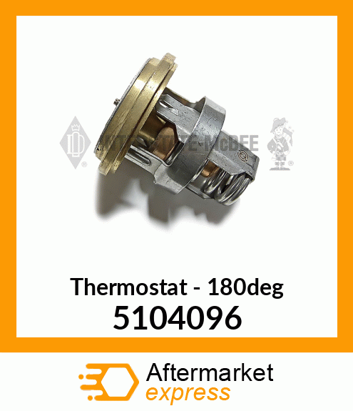 New Aftermarket THERMOSTAT, 180 DEG BY-P 5104096