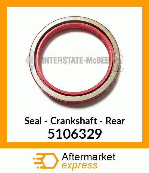 New Aftermarket SEAL, CRANK REAR DBL LIP 5106329