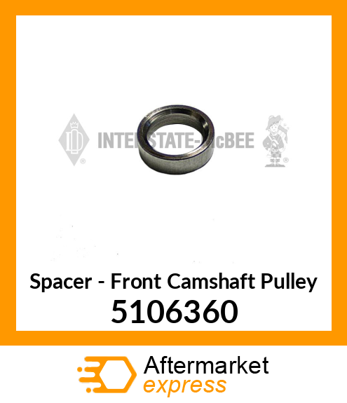 New Aftermarket SPACER, CRANK FRNT PULLEY 5106360