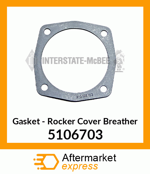 New Aftermarket GASKET, RCKR CVR BREATHER 5106703