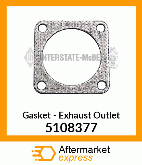 New Aftermarket GASKET, EX OUTLET 5108377