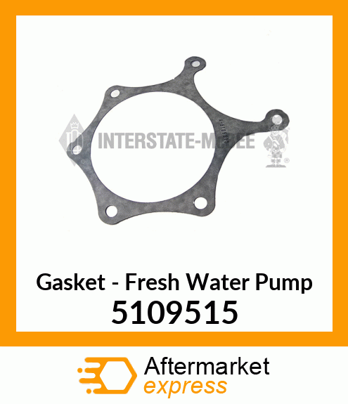 New Aftermarket GASKET, FRESH WATER PUMP 5109515