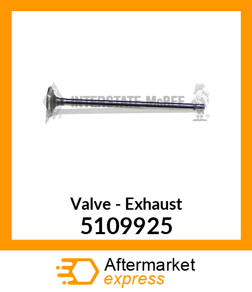 New Aftermarket VALVE, EX 4V, 53 5109925