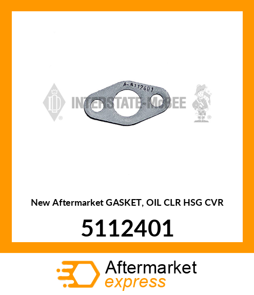 New Aftermarket GASKET, OIL CLR HSG CVR 5112401