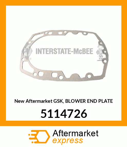 New Aftermarket GSK, BLOWER END PLATE 5114726