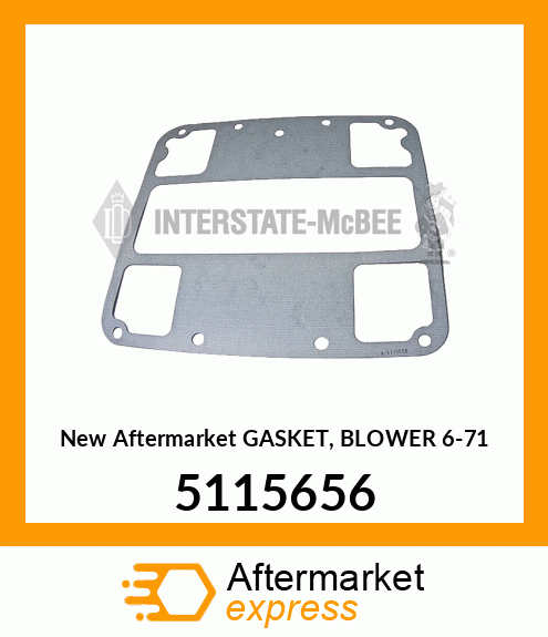 New Aftermarket GASKET, BLOWER 6-71 5115656