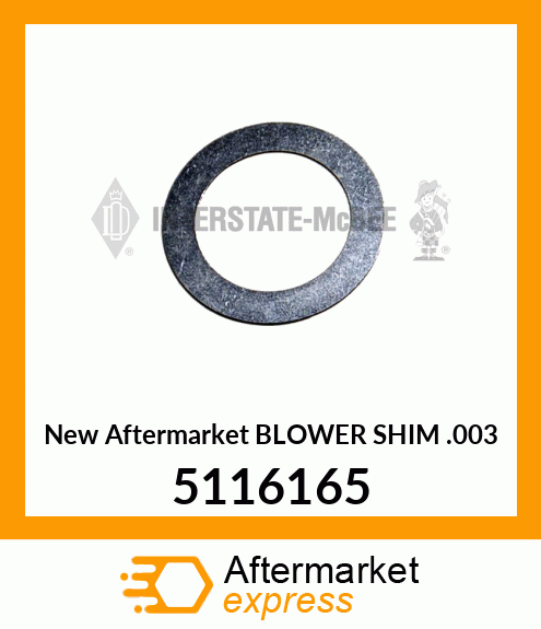 New Aftermarket BLOWER SHIM .003 5116165