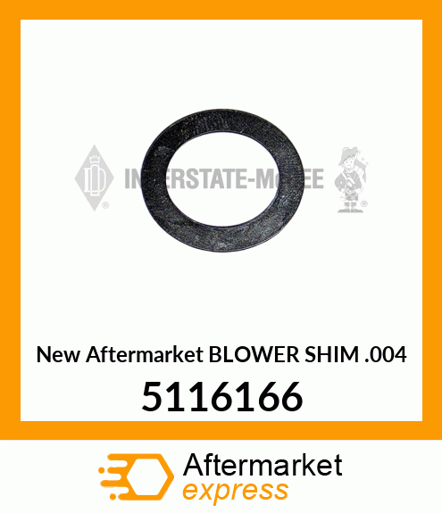 New Aftermarket BLOWER SHIM .004 5116166