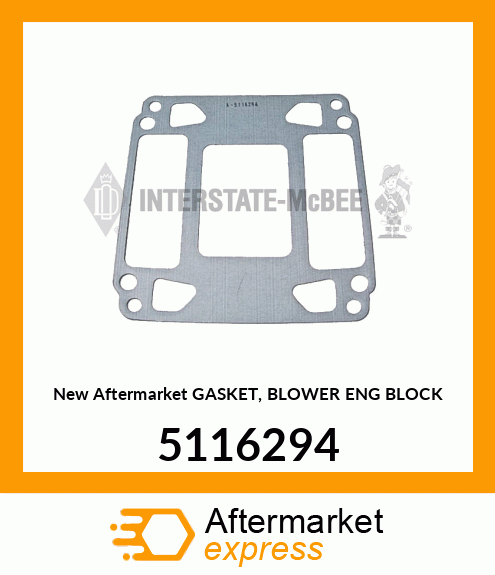 New Aftermarket GASKET, BLOWER ENG BLOCK 5116294