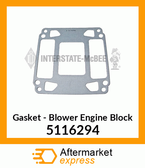 New Aftermarket GASKET, BLOWER ENG BLOCK 5116294