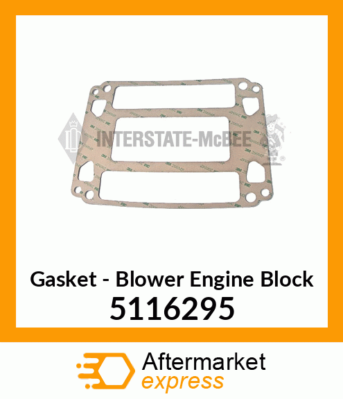 New Aftermarket GASKET, BLOWER ENG BLOCK 5116295