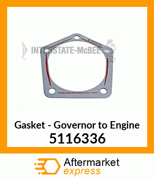 Cover Gasket New Aftermarket 5116336