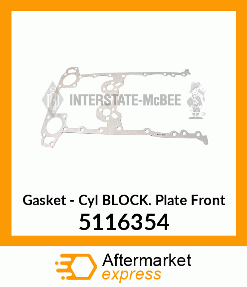 New Aftermarket GASKET, CYL BLOCK 5116354