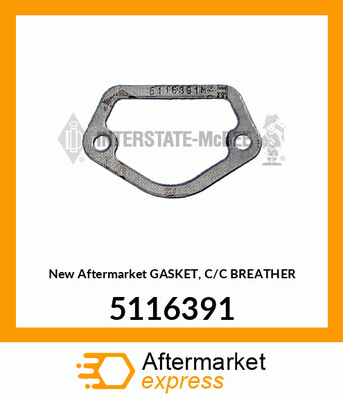 New Aftermarket GASKET, C/C BREATHER 5116391