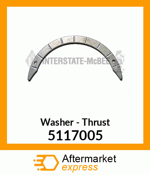 Thrust Bearing New Aftermarket 5117005