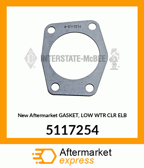 New Aftermarket GASKET, LOW WTR CLR ELB 5117254
