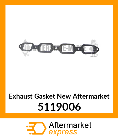 Exhaust Gasket New Aftermarket 5119006