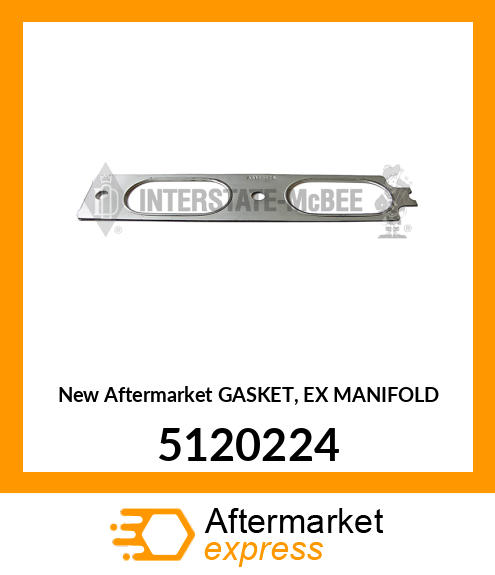 New Aftermarket GASKET, EX MANIFOLD 5120224