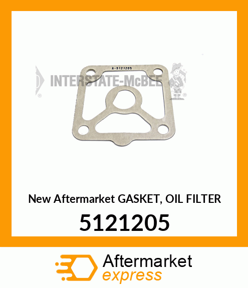 New Aftermarket GASKET, OIL FILTER 5121205