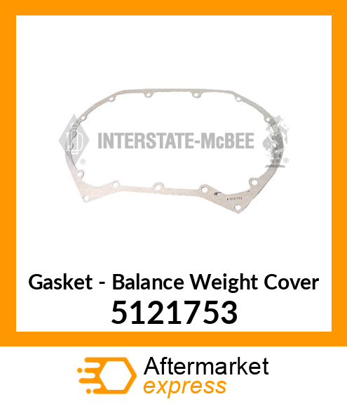 New Aftermarket GASKET, BAL WT CVR 5121753