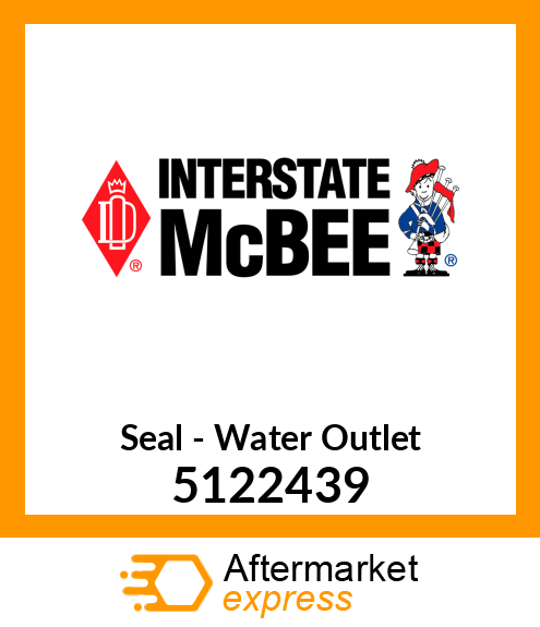 New Aftermarket SEAL, WATER OUTLET 5122439