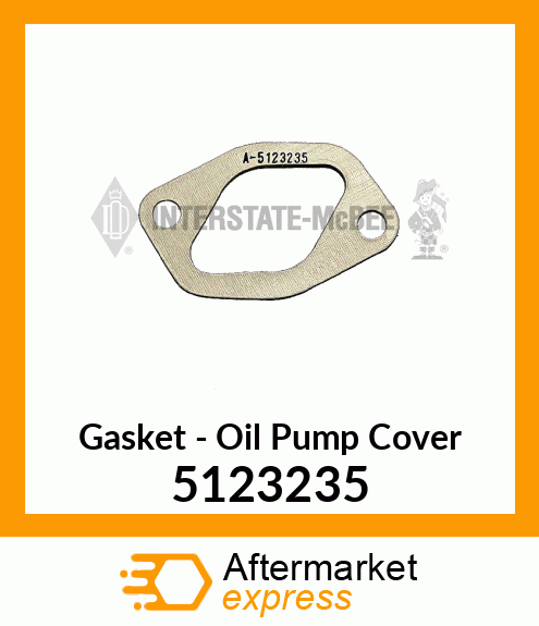New Aftermarket GASKET, OIL PMP CVR 5123235
