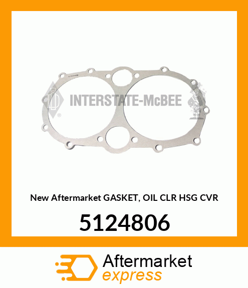 New Aftermarket GASKET, OIL CLR HSG CVR 5124806