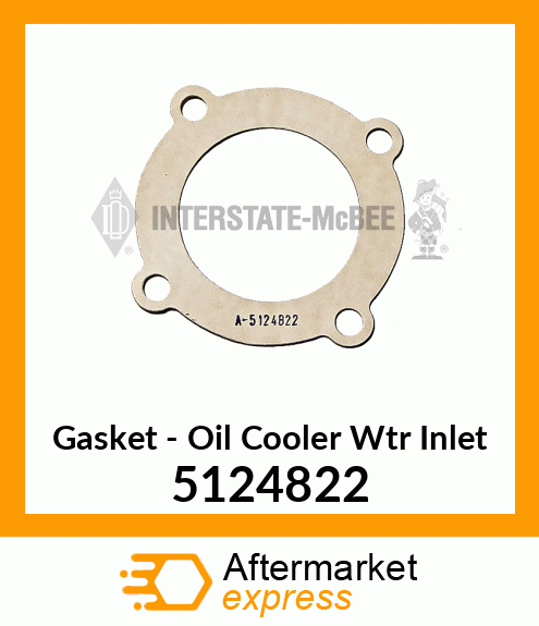 New Aftermarket GASKET, OIL CLR WTR INLET 5124822