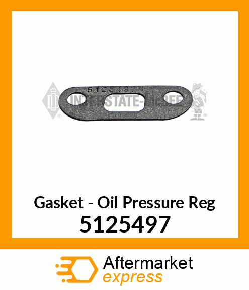New Aftermarket GASKET, OIL PRESSURE RGLT 5125497