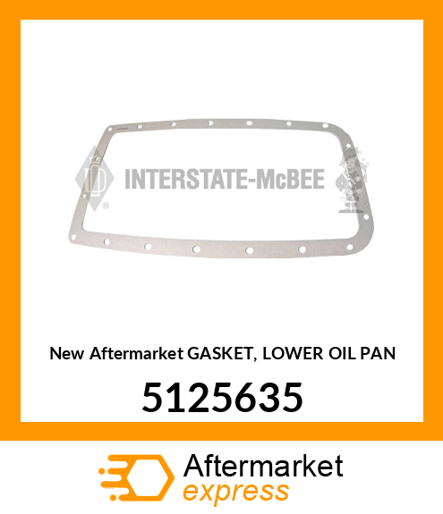 New Aftermarket GASKET, LOWER OIL PAN 5125635