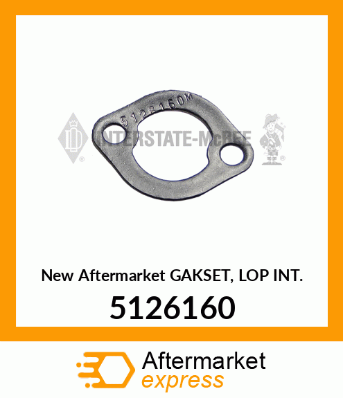 New Aftermarket GAKSET, LOP INT. 5126160