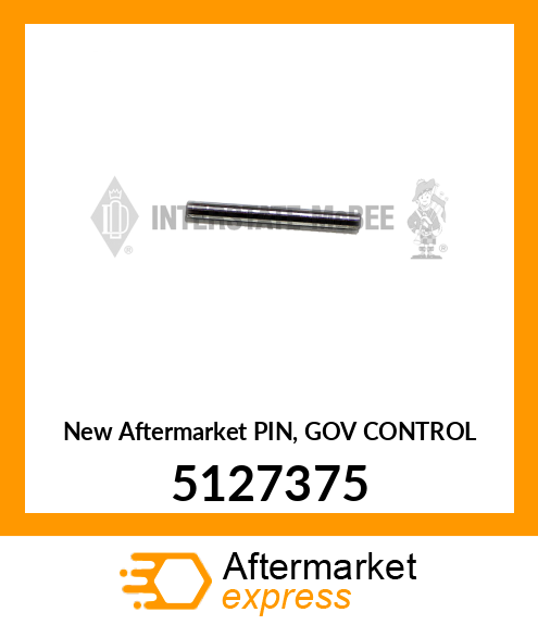 Spare part 5127375 + New Aftermarket PIN, GOV CONTROL