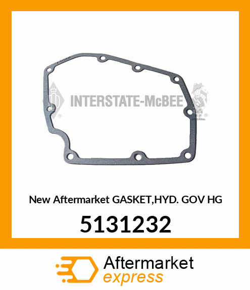 New Aftermarket GASKET,HYD. GOV HG 5131232