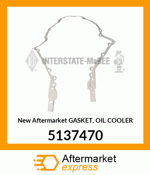 New Aftermarket GASKET, OIL COOLER 5137470