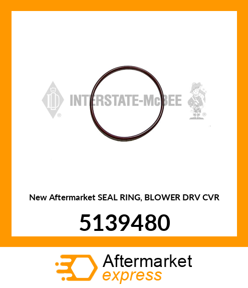 New Aftermarket SEAL RING, BLOWER DRV CVR 5139480