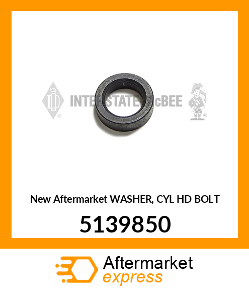 New Aftermarket WASHER, CYL HD BOLT 5139850