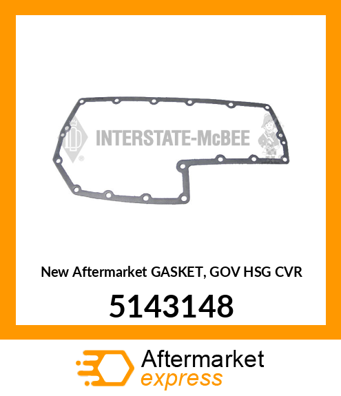 New Aftermarket GASKET, GOV HSG CVR 5143148