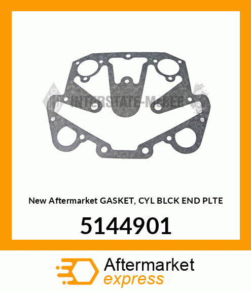 New Aftermarket GASKET, CYL BLCK END PLTE 5144901