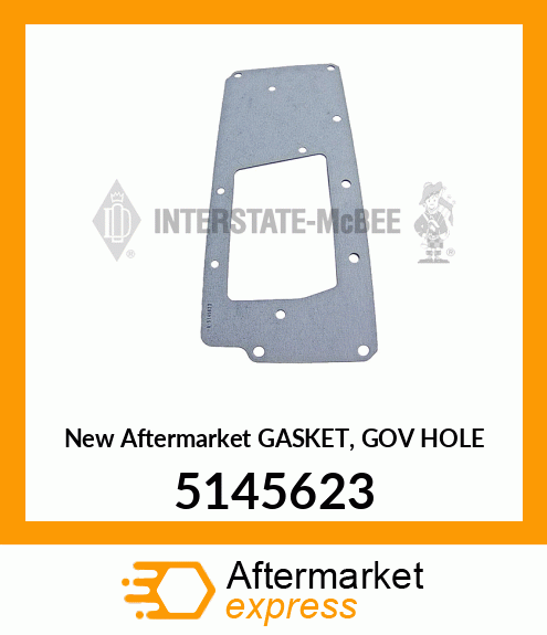 New Aftermarket GASKET, GOV HOLE 5145623